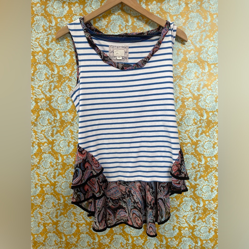 Anthropologie Postcard Tank Top